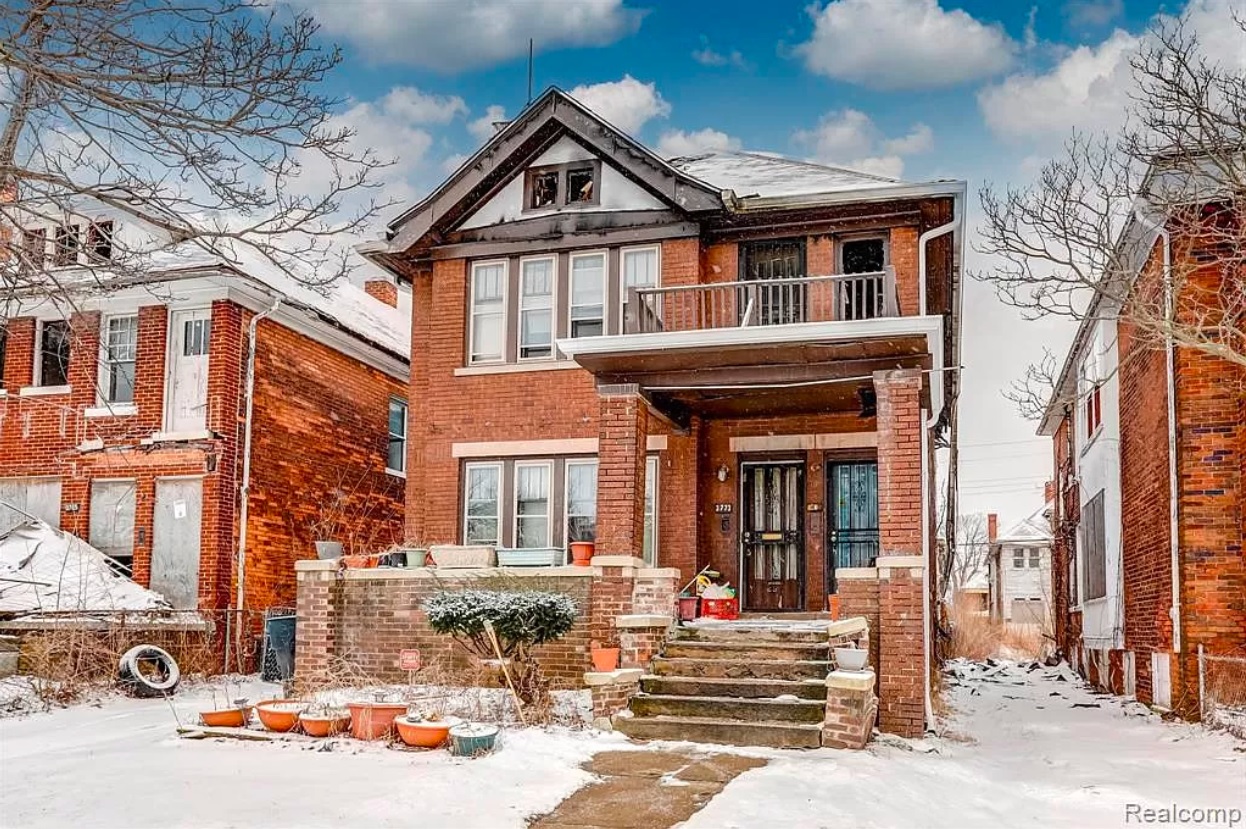 A gorgeous brick multi-family home in the City of Detroit