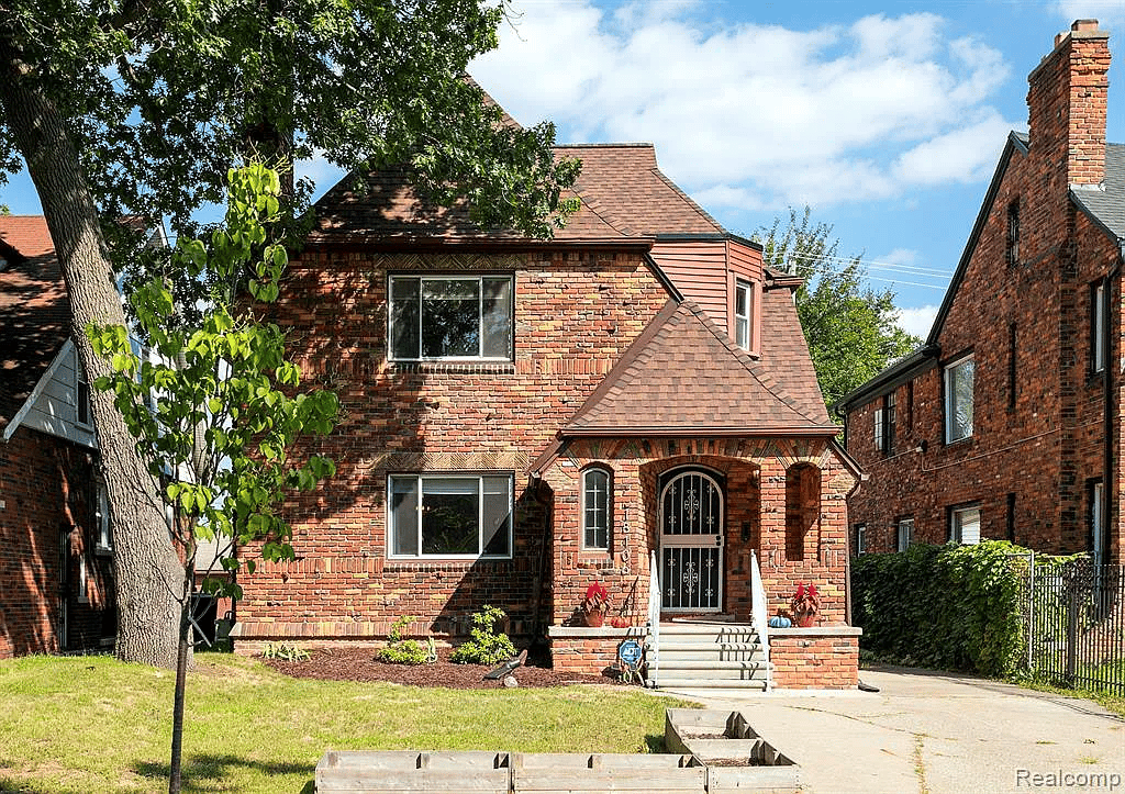 A beautiful brick home along Roselawn St., Detroit